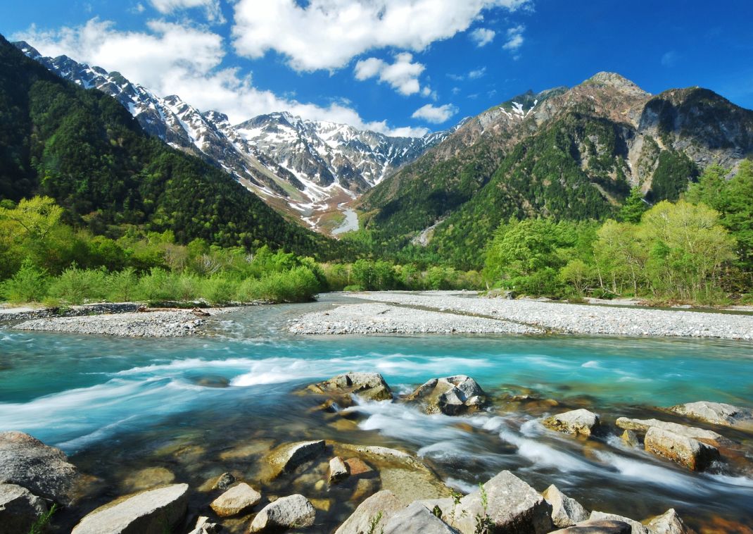 Kamikochi highland in summer, Nagano, Japan