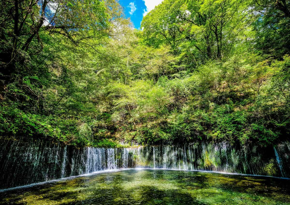 Shiraito Falls in Karuizawa, Nagano, Japan