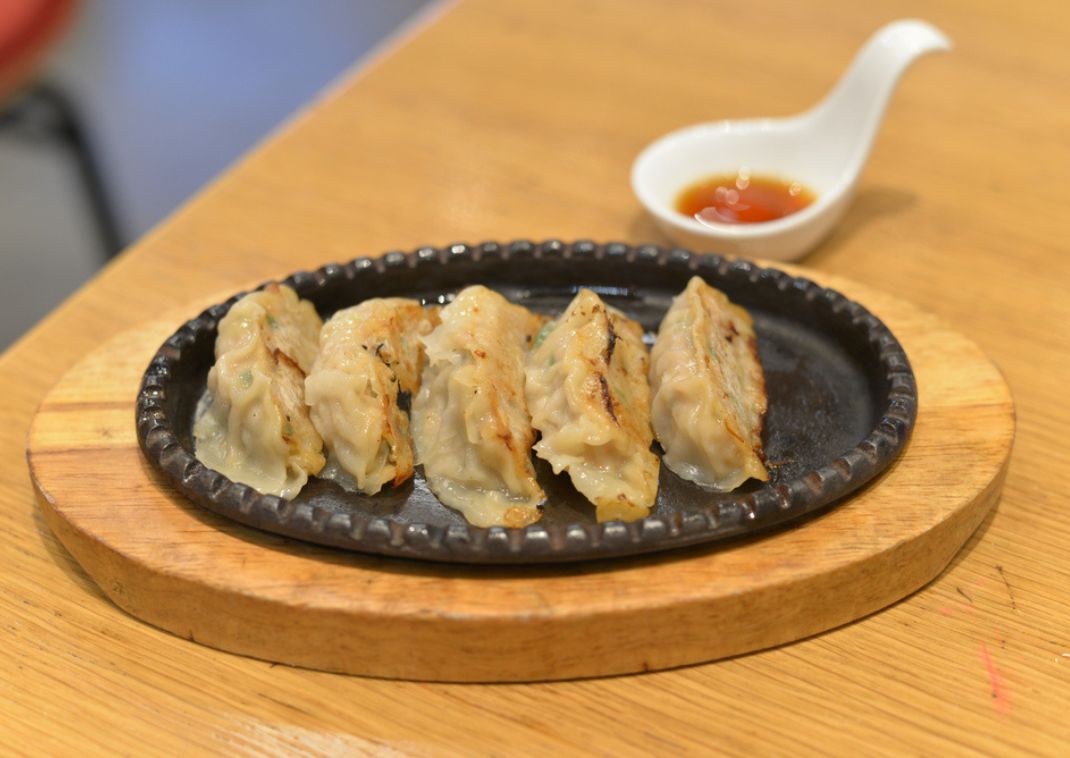 Gyoza in Ippudo ramen, Japan