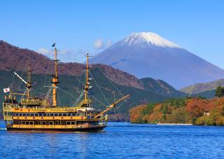 Mount Fuji and Lake ashi