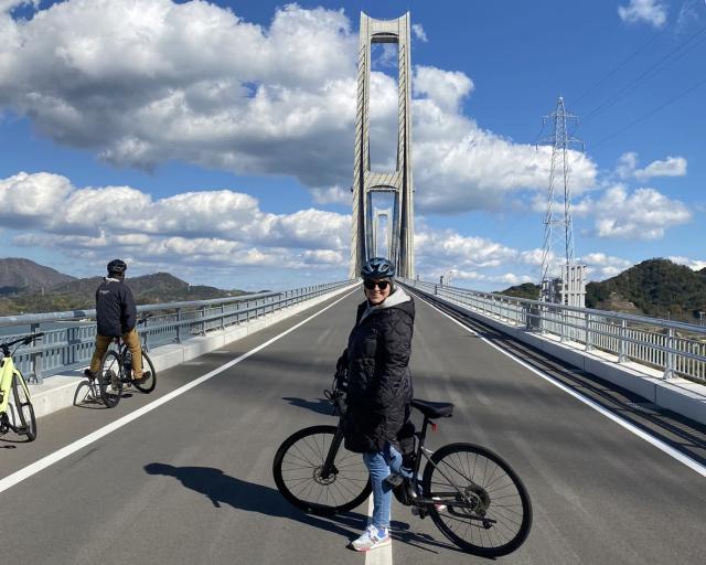 Biking around Kamijima, Ochi-gun, Iwagi