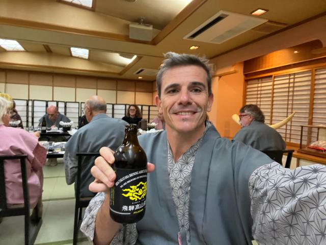 Japanese dinner at the Ryokan in Takayama