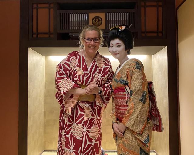 Maiko dinner, Dogoyunomachi, Matsuyama