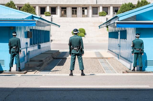 Guards at the Joint Security Area