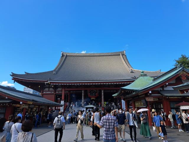 The iconic Senso-ji Temple in Asakusa