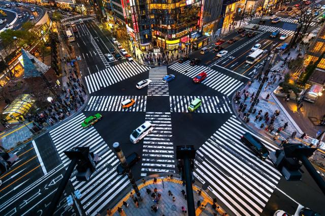 Ginza at night