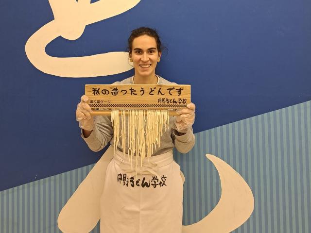 Udon cooking class in Takamatsu 