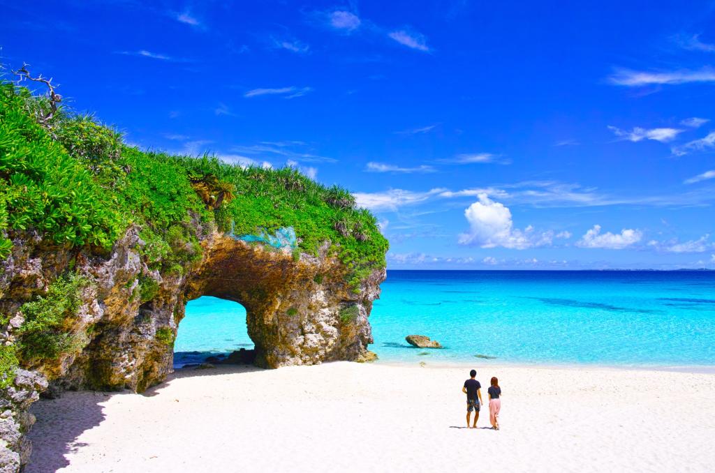 Okinawa’s white sand beaches 