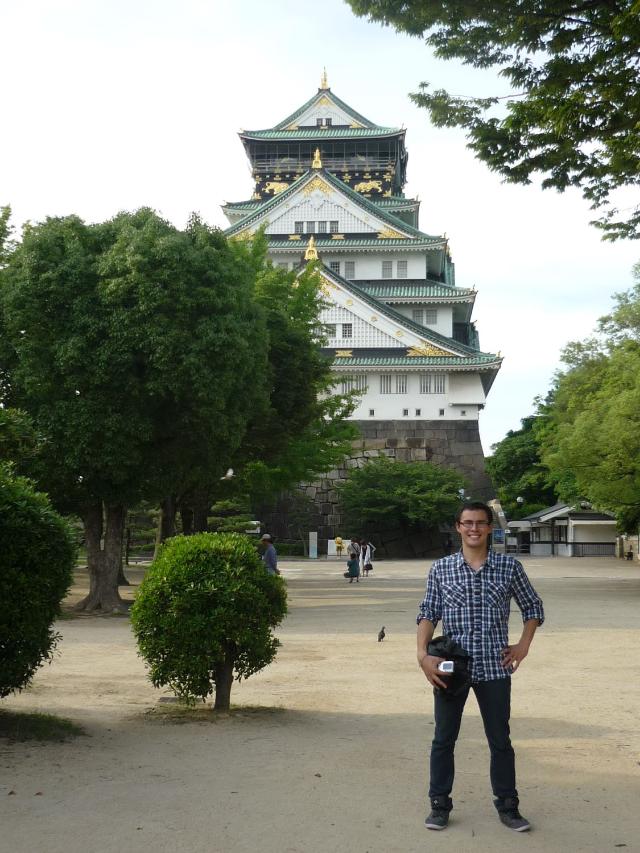 In front of Osaka Castle