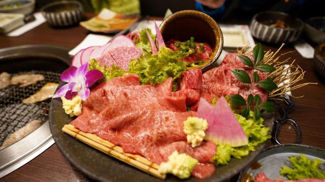 Yonezawa beef dinner, Yamagata