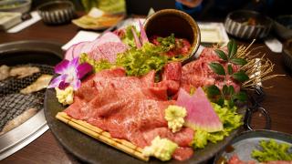 Yonezawa beef dinner, Yamagata