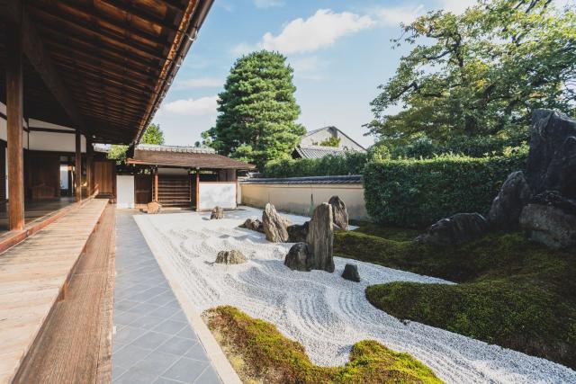 Zen rock garden in Daitoku-ji Temple, Kyoto
