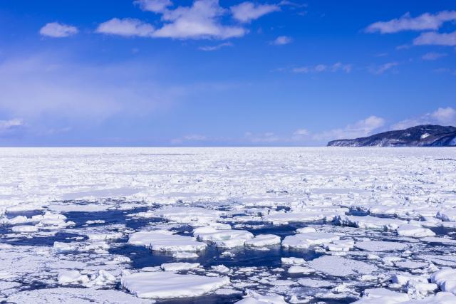 Drift ice in Shiretoko 