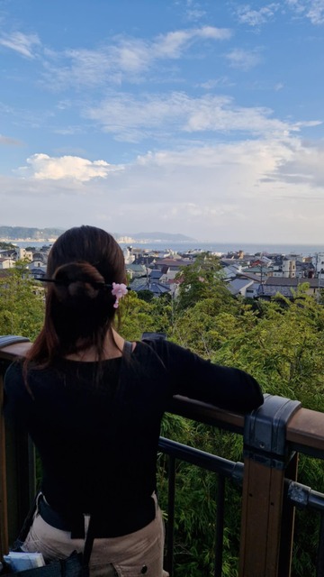 At Hasedera Temple, Kamakura 