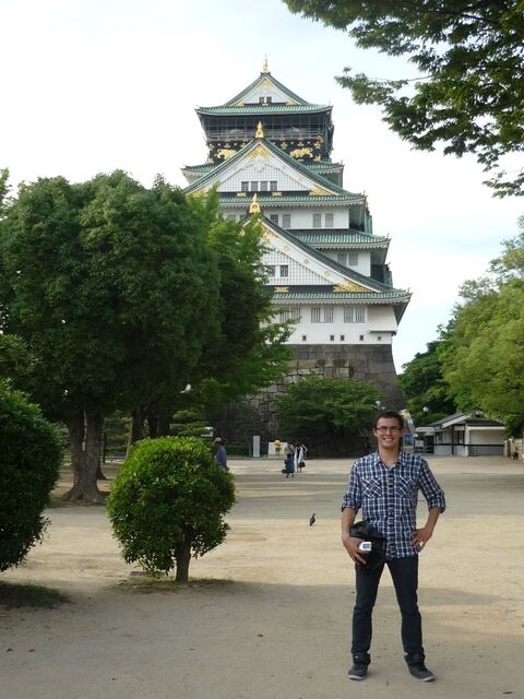 In front of Osaka Castle