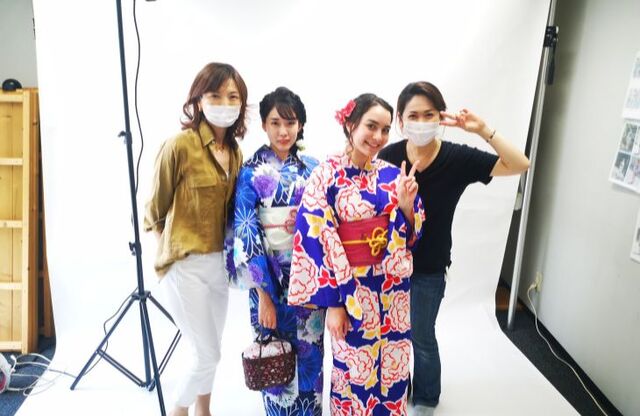 2020 yukata and kimono collection photo shoot