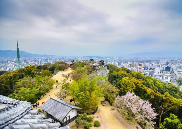 View from Matsuyama Castle