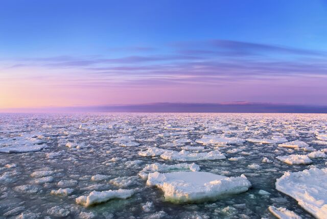 Drift ice in Shiretoko 