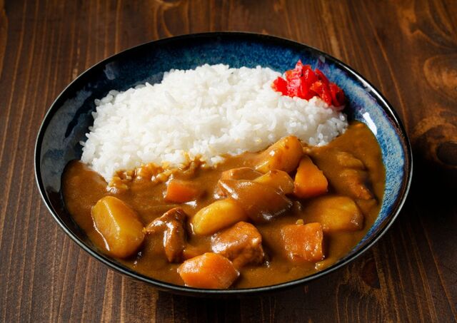 A bowl of Japanese curry rice