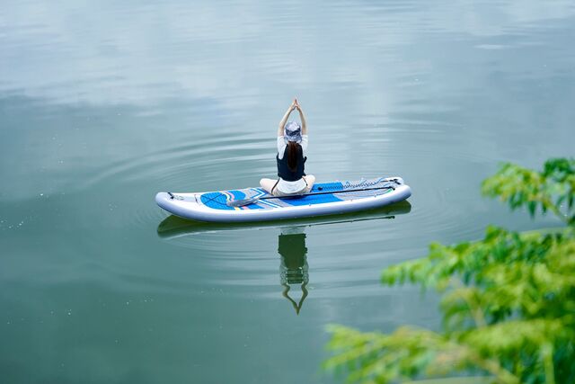 SUP on a river 