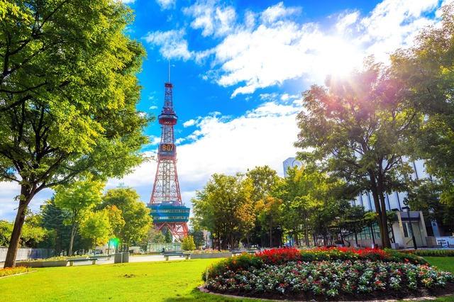 Sapporo’s TV Tower and Odori Park 
