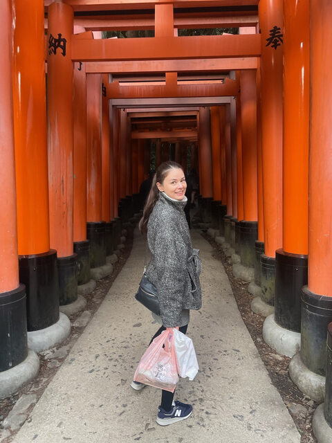 At Fushimi Inari Shrine, Kyoto