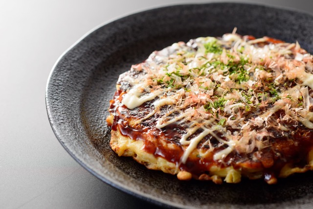 Japanese okonomiyaki 