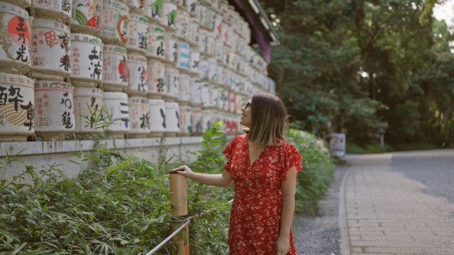 At Meiji Shrine, Harajuku 