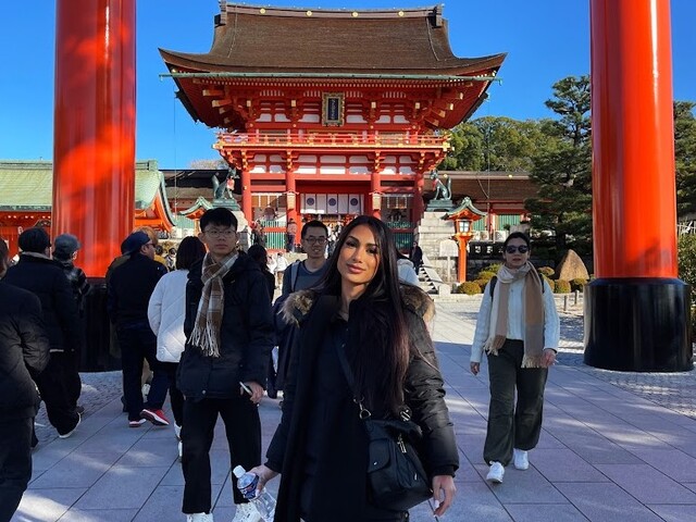 At Fushimi Inari Shrine, Kyoto