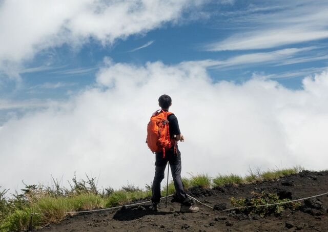 View from the crater rim