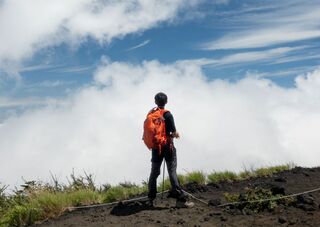 View from the crater rim