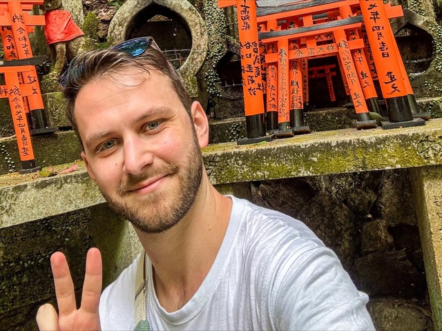 At Fushimi Inari shrine, Kyoto