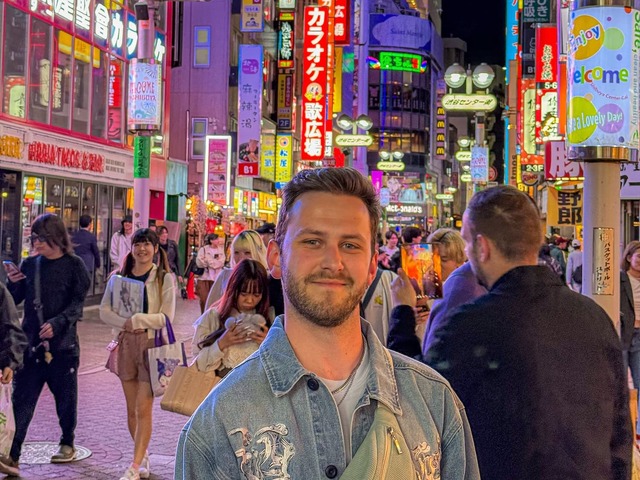 In the streets of Tokyo, near Shibuya
