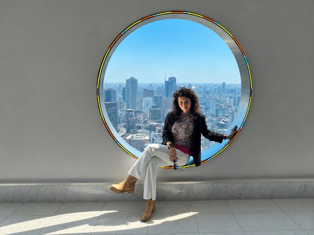 At the Umeda Sky Building, Osaka