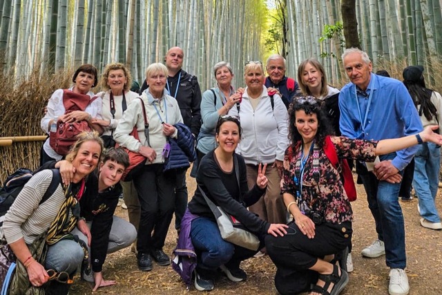 With Japanspecialist group in Arashiyama
