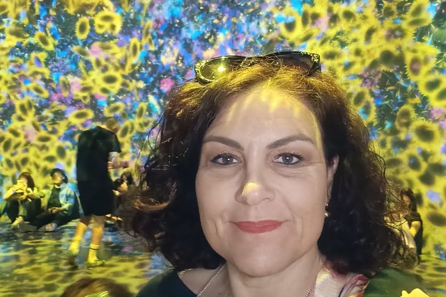 At teamLab in Tokyo