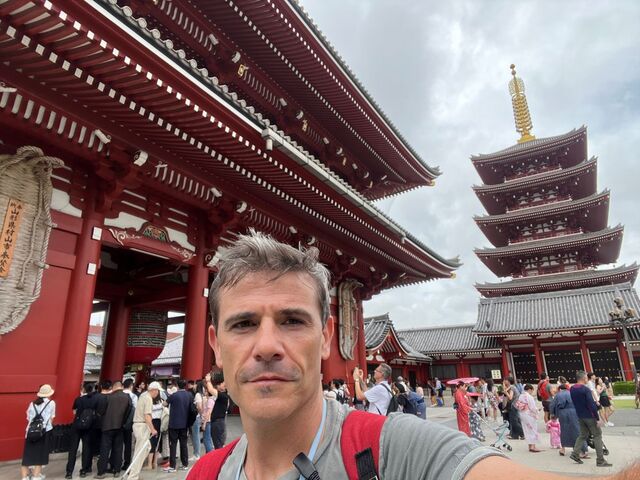 At Sensoji Temple, Asakusa, Tokyo