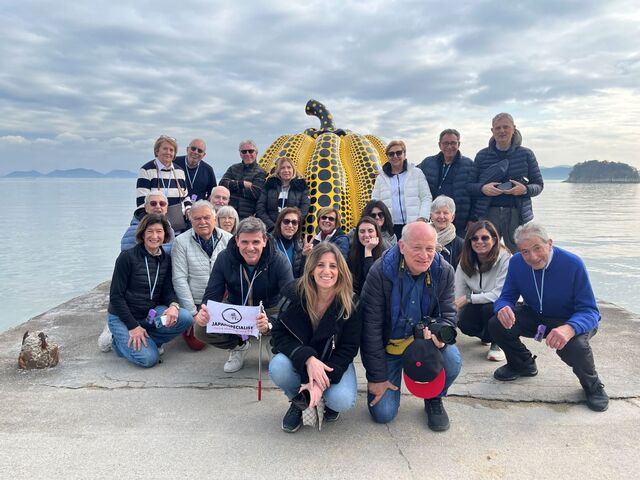 With the Japanspecialist group at Naoshima Island