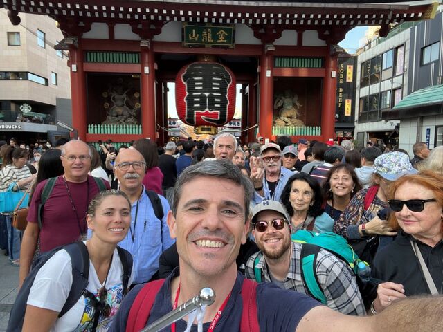 With the Japanspecialist group in Asakusa, Tokyo