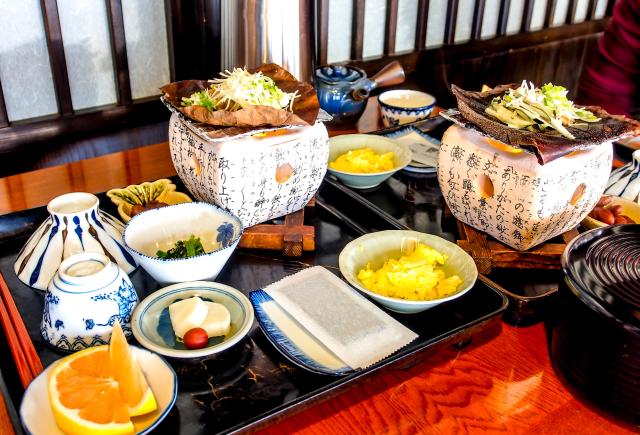 Breakfast in a Ryokan, Hakone National Park