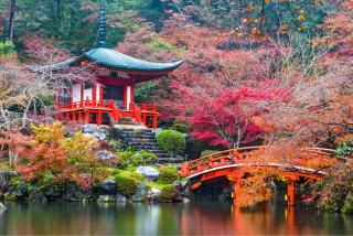 Daigo-ji Temple in the Autumn