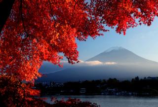 Mt. Fuji and Lake Kawaguchi