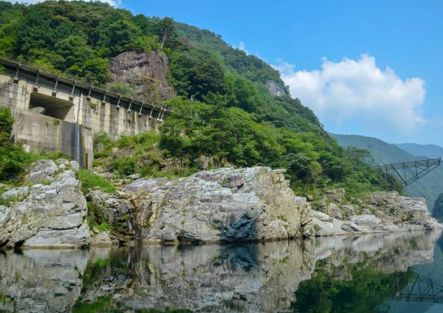 Views from Oboke Gorge sightseeing boat tours