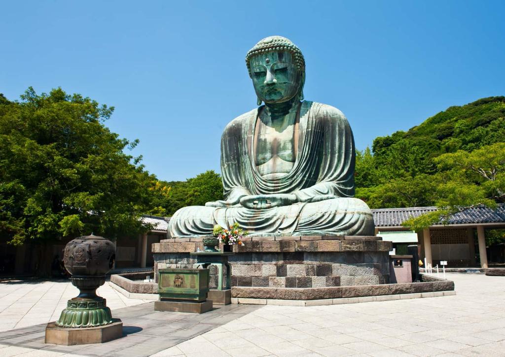 The Great Buddha of Kamakura at Kotoku-in temple