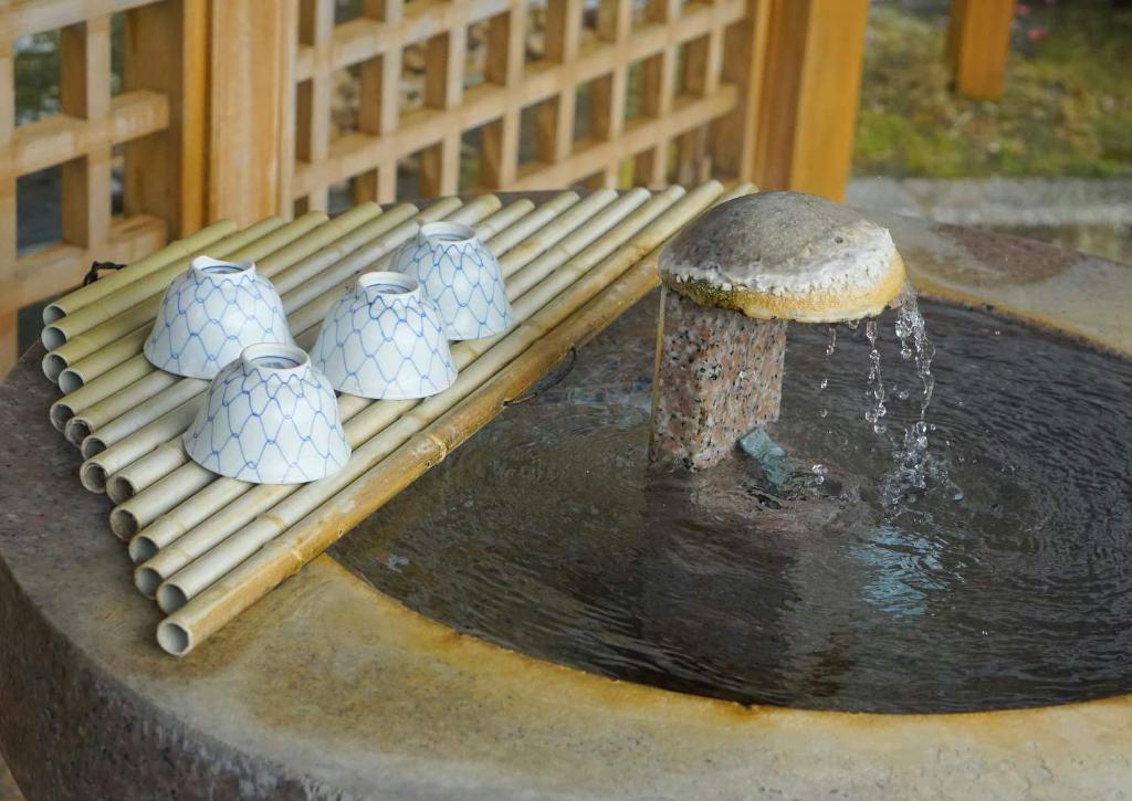 Hot springs for drinking at Kinosaki japan