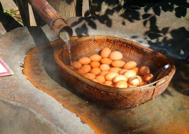 Onsen tamago, onsen-boiled eggs