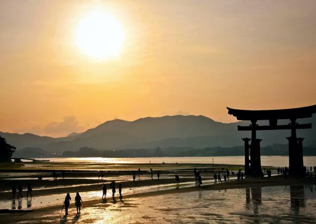 Miyajima at sunset