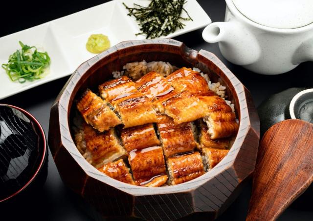 Grilled unagi eel over rice