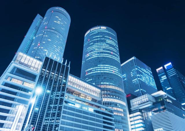Night scene of Nagoya city