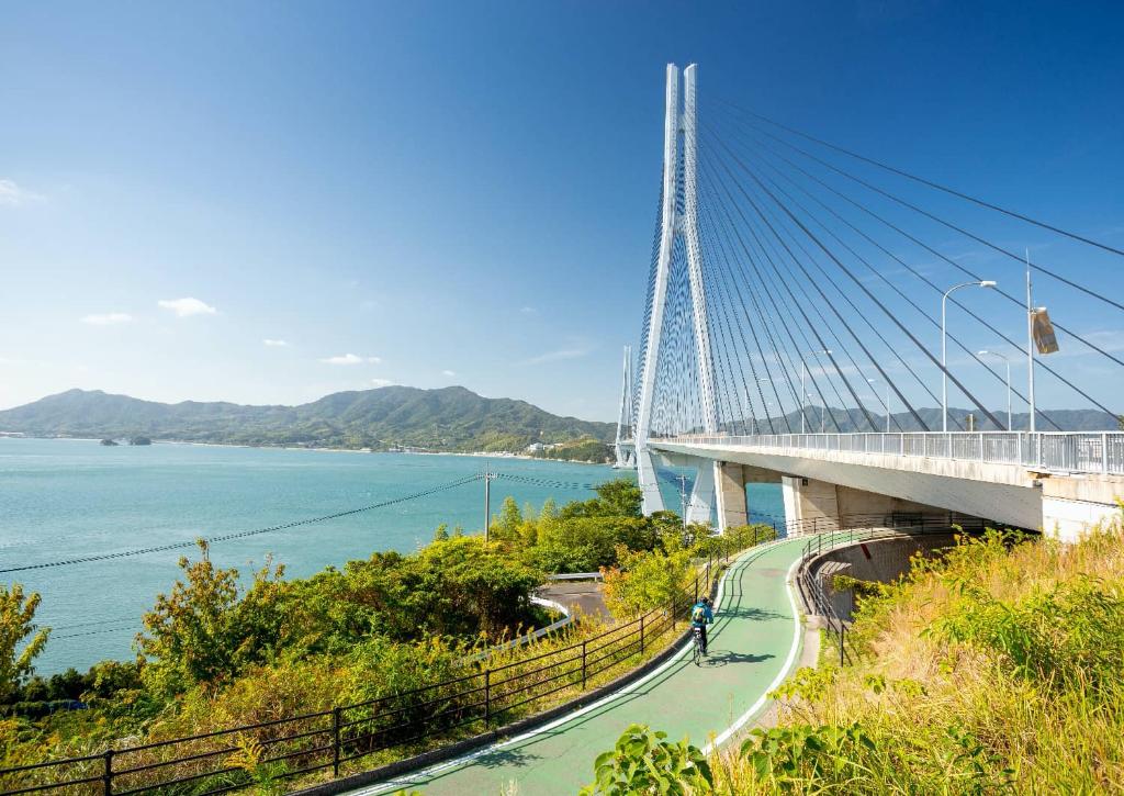 Tatara Bridge and Shimanami Kaido cycle path
